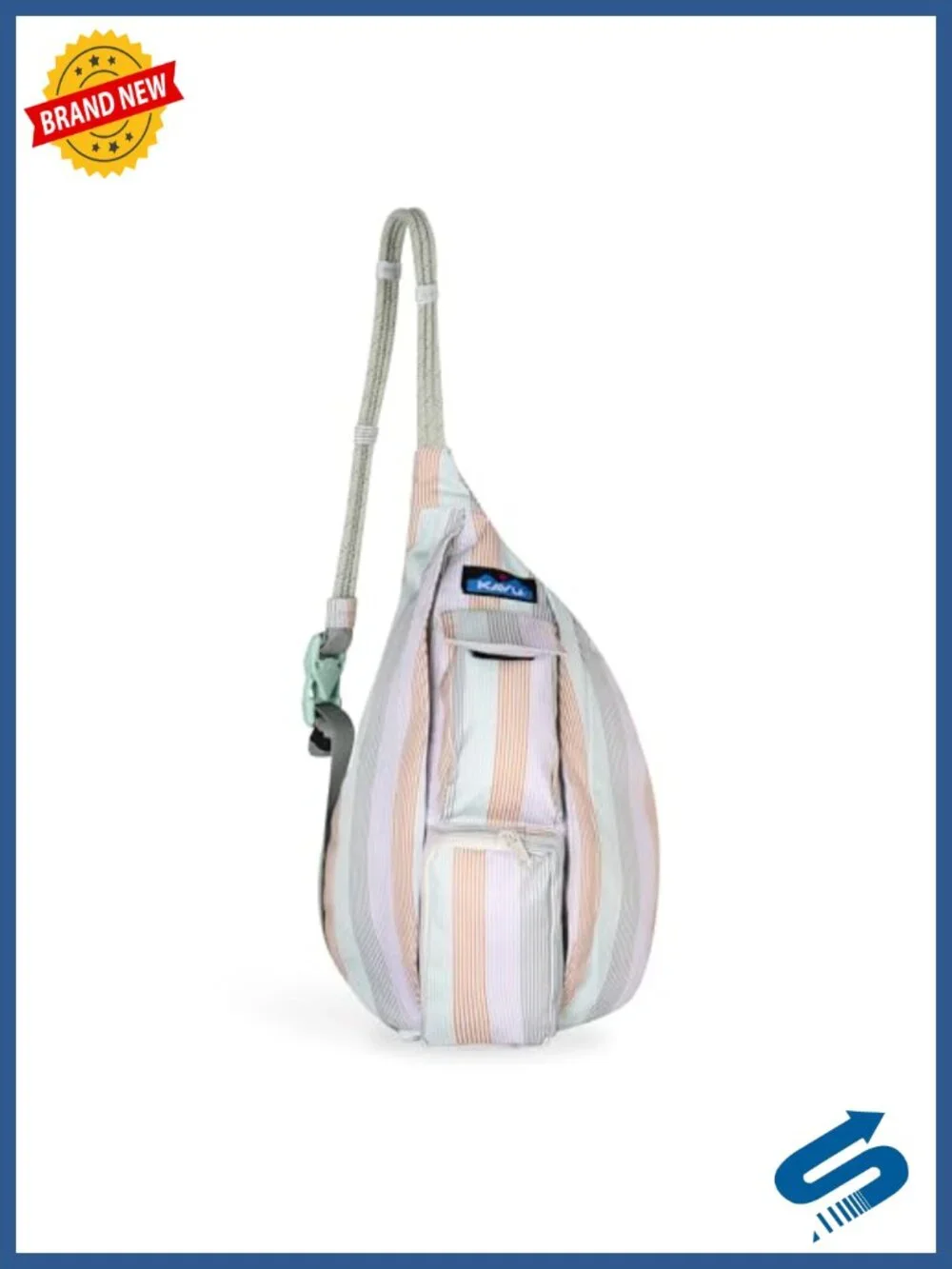 Mini Rope Sling Pack Adjustable Shoulder Strap Crossbody Bag